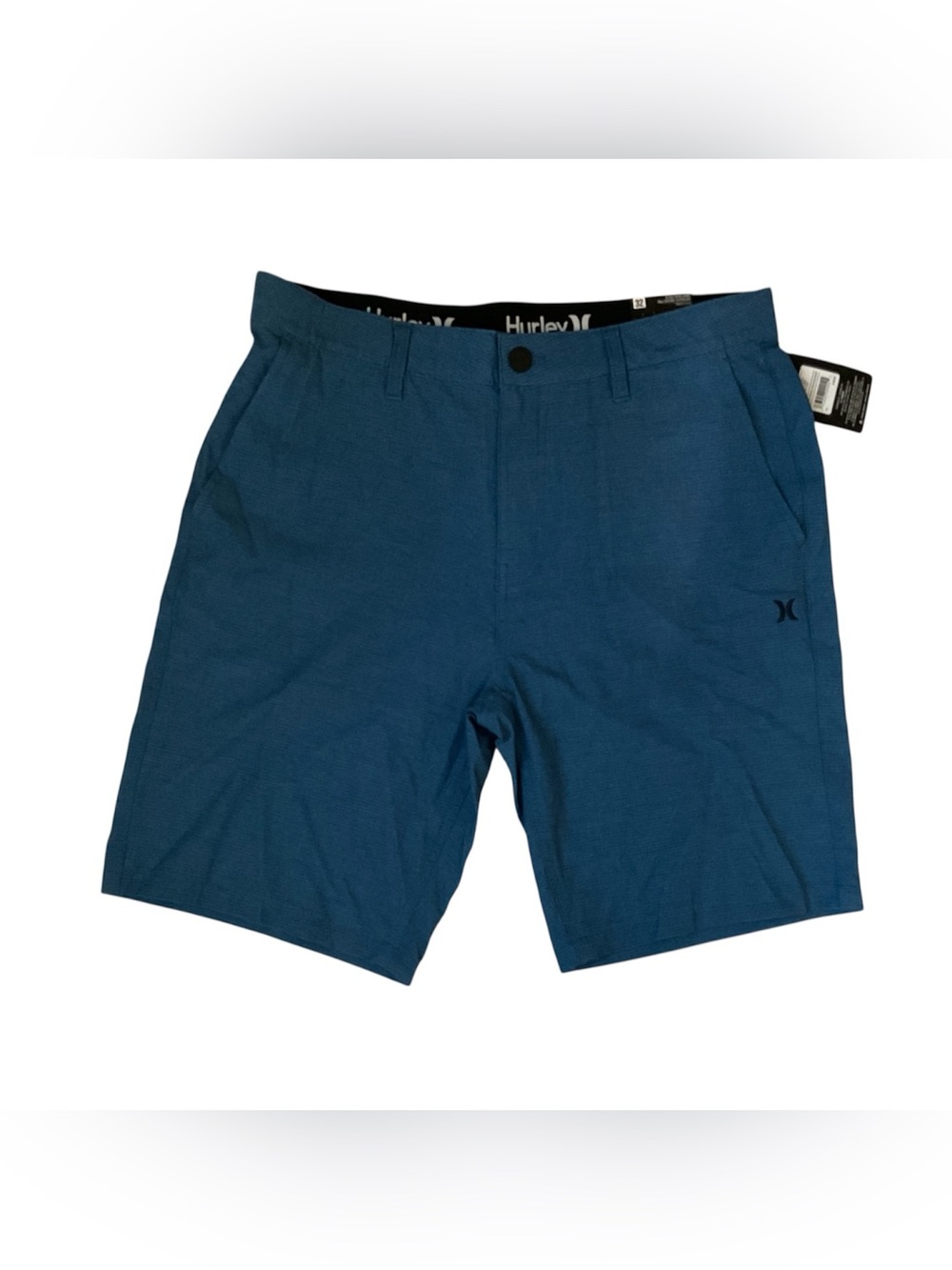Hurley Men's Teal Blue Flat Front Shorts NWT